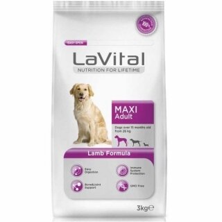 LaVital Maxi Adult Kuzulu 3 kg Köpek Maması kullananlar yorumlar